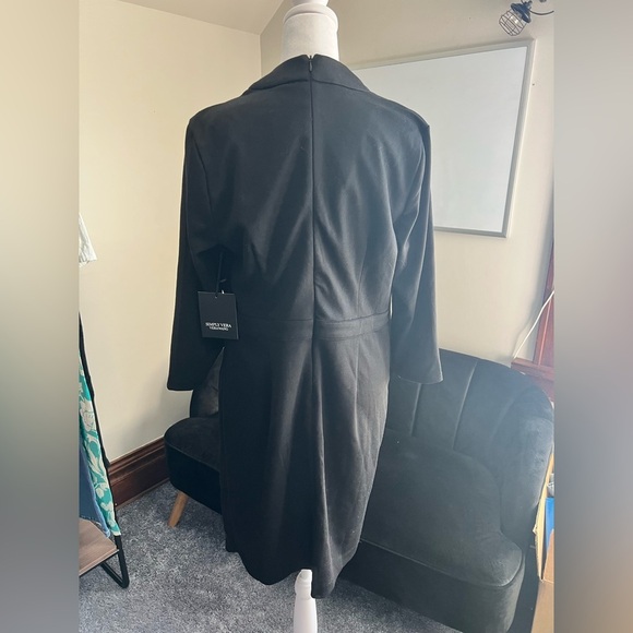 Vera Wang Drape Dress - Picture 3 of 5